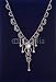 Wallmonkeys Peel and Stick Wall Decals - Sparkling Diamond Necklace - Removable Graphic