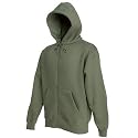 Fruit of the Loom Zip Hooded Sweatshirt - 10 Colours