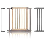 Lindam Easy Fit Wood and Metal Baby Gate with Extensions - 108cm - 115cm