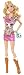 Mattel W3896 - Barbie Fashionistas Summer, Puppe