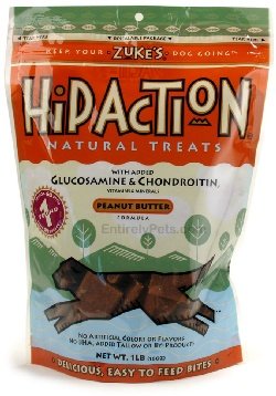 Childrens Toyshop  Pet Supplies : Hip Action Treats Peanut Butter (1 lb.)