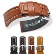 HIRSCH Trapper L, Nature Line, No Allergy, 50 Black, 18 mm, Steel Buckle