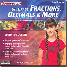 Speedstudy 6th Grade Fractions, Decimals & More