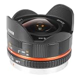 Bower Ultra-Wide 7.5mm f/3.5 Fisheye Lens for Micro 4/3 SLY75BM43