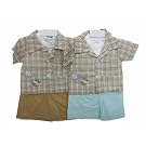 Baby Boys 3 Piece Shirt, T-Shirt and Shorts Baby Clothing Set