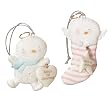 Baby's 1st Christmas Snow Angel Boy and Girl Set of 2