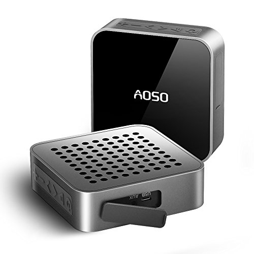 AOSO METALBOX Altoparlante Bluetooth IPX5 impermeabile esterna senza fili Altoparlante Aux-In 12...