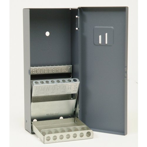 Huot Reamer Index for Letter Sizes A to Z