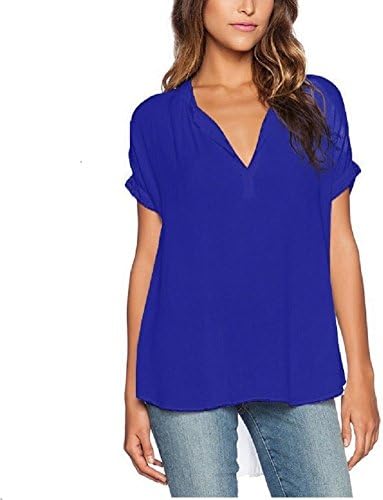 Sonado Women's Blouses Plus Size V Neck Cuffed Sleeve Blouse Shirts Tops (XX-Large)