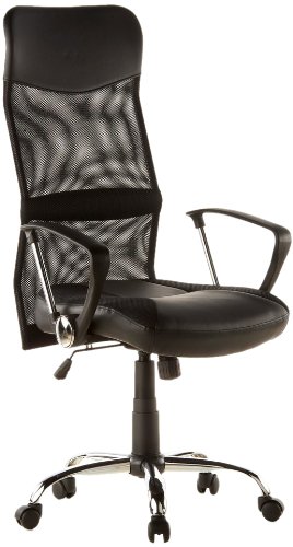 HJH Office/Buerostuhl24 668010 B&uuml;rostuhl / Chefsessel Arton 20 Kunstleder schwarz