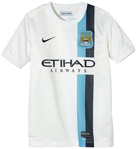 NIKE Kurzärmliges Trikot Manchester City FC Third Stadium Replica - Camiseta, color blanco, talla L