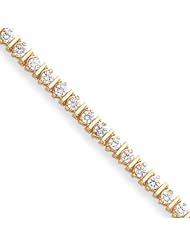 14k AA Diamond tennis bracelet Diamond quality AA (I1 clarity, G-I color)