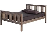 LPD Furniture Shaker Chocolate 5ft King Bed Frame