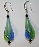 14x3MM Blown Glass Earrings