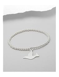 Bird Stretch Bracelet In 92.5 Sterling Silver