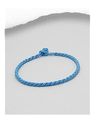 Light Sky Blue Polyester Bracelet