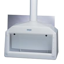 Bel-Art Scienceware 500000004 Polyethylene Acrylic Large Molded Fume Hood with Baffle, 42" Length x 20" Width x 30" Height