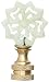 American Pride Lampshade Co. FN29-N56G, Decorative Finial, Ribbon Carved Jade