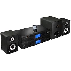 Muvid IR 915 Kompaktanlage (Internet Radio, DVD-Player, MPEG4, CD-MP3 Konverter, Apple iPod Dock, HDMI, USB) schwarz