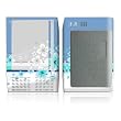 Flower Burst Blue Design Protective Decal Skin Sticker for Amazon Kindle E-Book Reader (Version 1.0)
