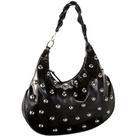 Chinese Laundry Juliet Silver Buttoned Hobo