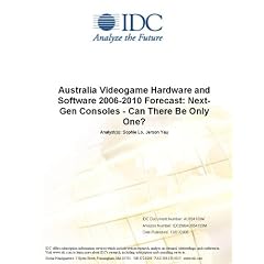 Australia Videogame Hardware and Software 2006-2010 Forecast: Next-Gen Consoles - Can There Be Only One?