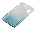 Xcessor Transition Color Flexible TPU Case for LG Nexus 5. With Gradient Silk Thread Texture. Transparent / Light Blue