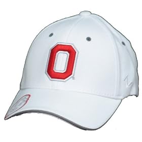 Men`s Ohio State Buckeyes White Arctic Z-Fit Cap by Zephyr Graf-X