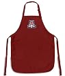 University of Arizona Apron College Logo Red Arizona Wildcats TOP RATED for Grilling, Barbecue, Kitchen and Cooking Best Unique Gifts for a Man, Men, HIM HER Women, Ladies. GIFT IDEA!