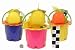 6pc ROUND CASTLE BUCKET SET - ASSORTED COLOURS / ONLY 1 SUPPLIED