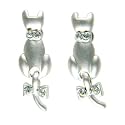 Cat Dangle Earrings