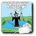 Londons Times Famous People Places Books Cartoons - Wicked Witch and Golf - Mouse Pads Image