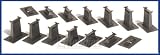 Bachmann Trains 14 PC. E-Z TRACK Graduated Pier Set