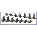 Bachmann Trains 14 PC. E-Z TRACK Graduated Pier Set