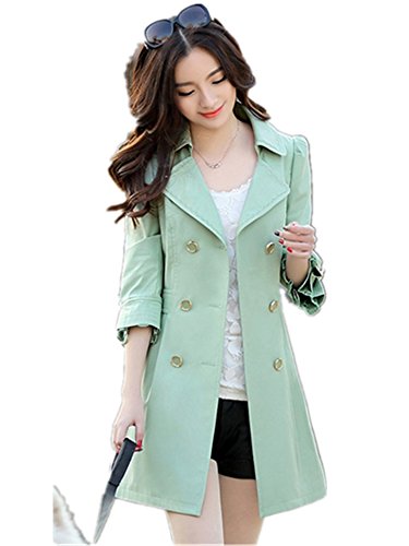 レディース ファッション アウター スプリングコート ロング ジャケット 長袖 春物 着痩せ 通勤【 LIVE_SHOP 】