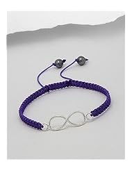 Infinity Stretch Bracelet In 92.5 Sterling Silver
