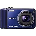 Sony DSC-H70L Digitalkamera (16 Megapixel, 10-fach opt. Zoom, 7,6 cm (3 Zoll) Display, bildstabilisiert) blau
