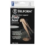 Truform Lites Pantyhose, Queen Plus, Navy (Pack of 2)