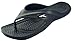 Gear One Men's Rubber Sandal Slipper Comfortable Shower Beach Shoe Slip on Flip Flop, Black, 11