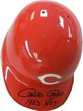 Pete Rose signed Cincinnati Reds Mini Batting Helmet 1963 ROY