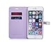 iPhone 6S plus case,iPhone 6 plus case,[5.5inch]by Ailun,Wallet Case,Credit Card holder Case,PU Leather Case,Flip Cover Case[Purple]