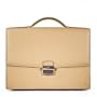 Midsize Pasha De Cartier Beige Leather Briefcase: Beige Briefcase