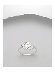 Om Ring In 92.5 Sterling Silver