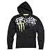Fox Racing Monster RC Replica Chop Men's Front Fleece Hoody Zip Fashion Sweatshirt - Color: Black, Size: 2X-Large