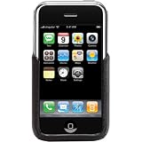 Elan Snap-In Molded Leather Design Case For Iphone - Black