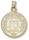 Georgia Bulldogs Solid 10K Gold Seal Pendant