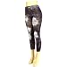 Acid Wash Leggings Stretch Skinny Jeans Faux Denim Blue