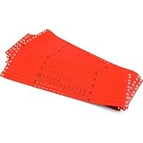 Bar & Event Removable 5-Stub Wristbands - Red - Set of 100