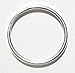 4 pcs .925 Sterling Silver Round Closed Hoop Link Jump Rings Connector Beads / 1.2mm Flat Wire / Findings / Bright