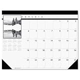 41 UJn2upfL. SL160  House of Doolittle Black and White Photo Monthly Desk Pad Calendar, 2010 2011 Edition, 22 x 17 Inches, Black and White Photography
